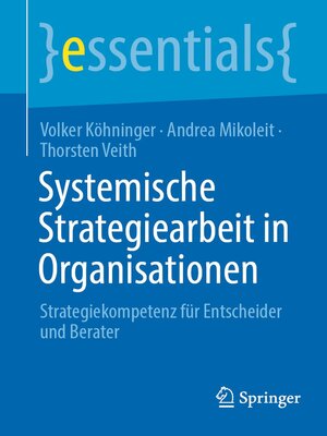 cover image of Systemische Strategiearbeit in Organisationen